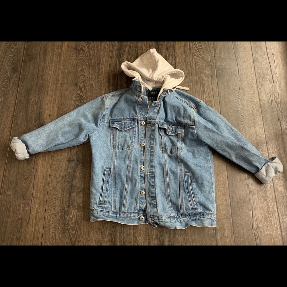 Hooded Jean Jacket